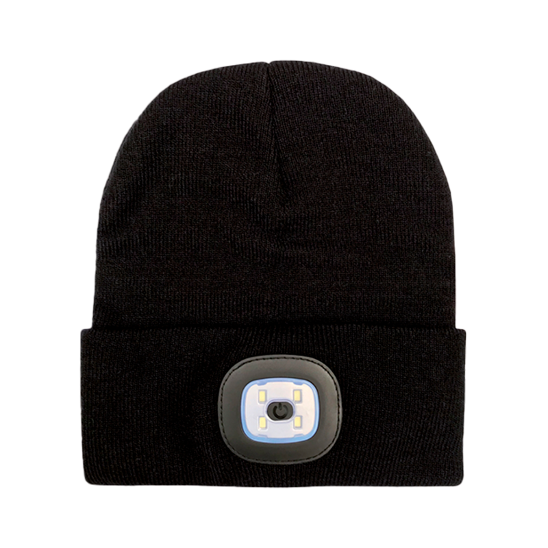 GORRO LOOP CON LED BLACK